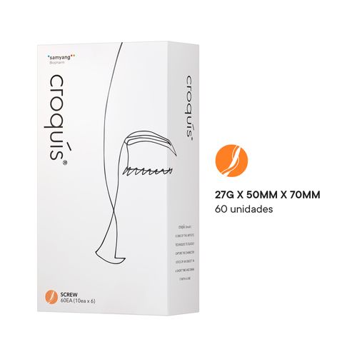 Croquís Screw 27G x 50MM x 70MM